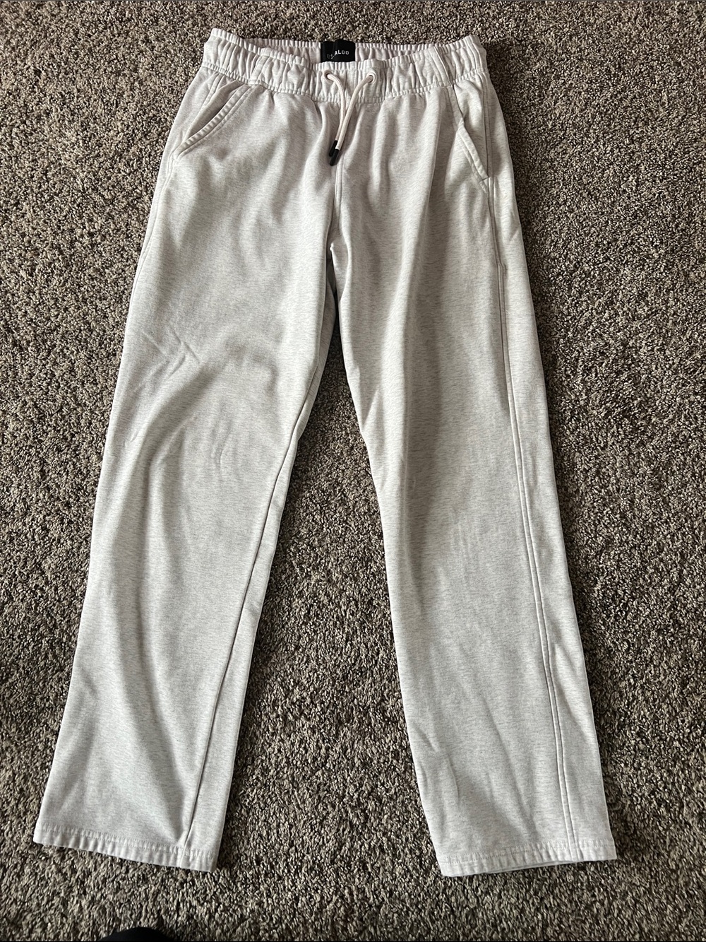 Men's Light Gray Sweatpants - Algo Casual Joggers
